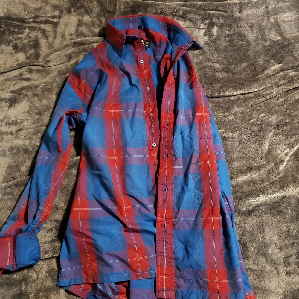 Red and Blue Checked shirt